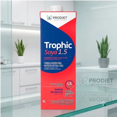 Trophic Soya 1.5 Prodiet F&oacute;rmula Padr&atilde;o para Nutri&ccedil;&atilde;o Enteral e Oral Sabor Baunilha 1L