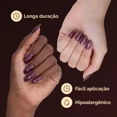 Esmalte Risqu&eacute; Mist&eacute;rios do Inverno Caf&eacute; com Canela Met&aacute;lico 9ml