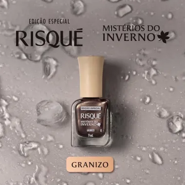 Esmalte Risqu&eacute; Mist&eacute;rio do Inverno Granizo 9ml