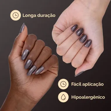 Esmalte Risqu&eacute; Mist&eacute;rio do Inverno Granizo 9ml