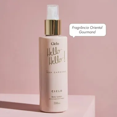 Body Splash Ciclo Hello Hello! Nah Cardoso 200ml