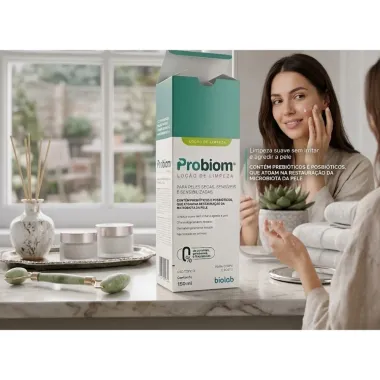 Lo&ccedil;&atilde;o de Limpeza Probiom para Pele secas, Sens&iacute;veis e Sensibilizadas 150ml
