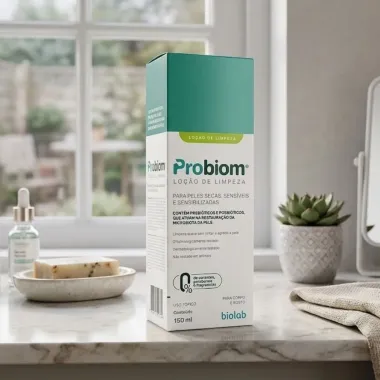 Lo&ccedil;&atilde;o de Limpeza Probiom para Pele secas, Sens&iacute;veis e Sensibilizadas 150ml