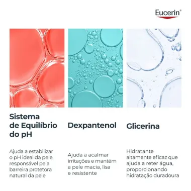 Gel de Limpeza Corpo e Rosto Eucerin Ph5 Pele Seca e Sens&iacute;vel 400ml