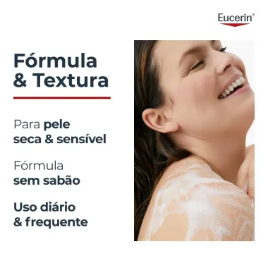 Gel de Limpeza Corpo e Rosto Eucerin Ph5 Pele Seca e Sens&iacute;vel 400ml