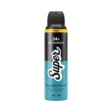 Desodorante para os P&eacute;s Super Aerosol 24h A&ccedil;&atilde;o Desodorante 150ml