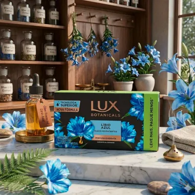 Sabonete em Barra Lux Botanicals L&iacute;rio Azul com 6 Unidades de 85g cada Leve Mais Por Menos