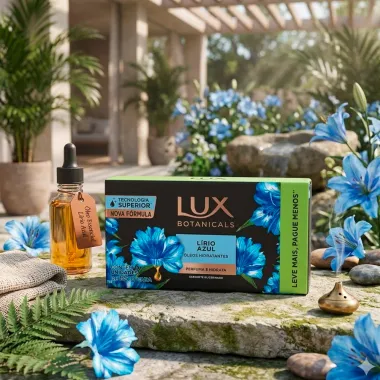 Sabonete em Barra Lux Botanicals L&iacute;rio Azul com 6 Unidades de 85g cada Leve Mais Por Menos