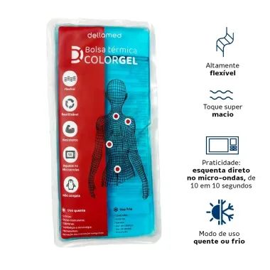 Bolsa T&eacute;rmica Dellamed Color Gel Quente e Frio 1 Unidade
