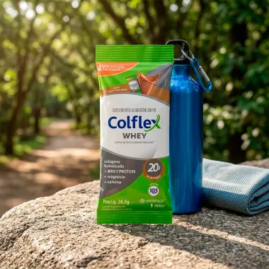 Whey Colflex com 20g de Prote&iacute;nas Sabor Chocolate Sach&ecirc; 28,5g