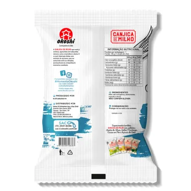 Canjica de Milho Okoshi Zero Sem Adi&ccedil;&atilde;o de A&ccedil;&uacute;cares 40g
