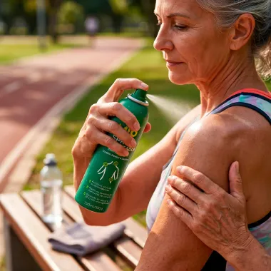 Spray Massageador Mi&oacute; Aerossol com Mentol e C&acirc;nfora 150ml