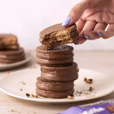 Alfajor Milka Sabor Mousse de Chocolate 55g