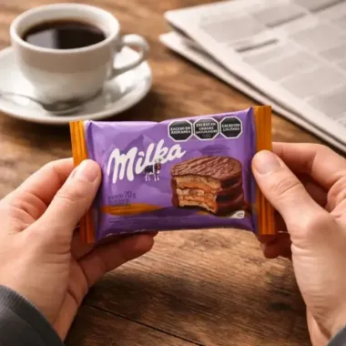 Alfajor Milka Sabor Dulce de Leche 70g
