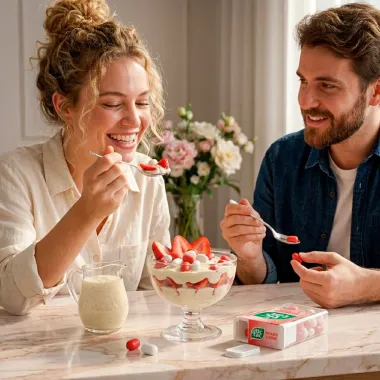 Pastilha Tic Tac Morango e Creme 14,5g