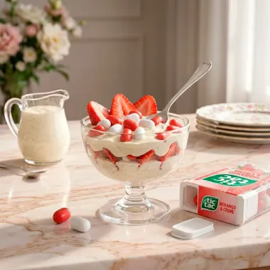 Pastilha Tic Tac Morango e Creme 14,5g