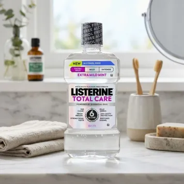 Solu&ccedil;&atilde;o Bucal Listerine Total Care Extra Mild Mint 500ml