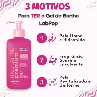 Gel de Banho Labpop Meu Banho Premium 240ml