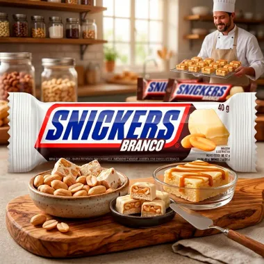 Chocolate Snickers Branco 40g
