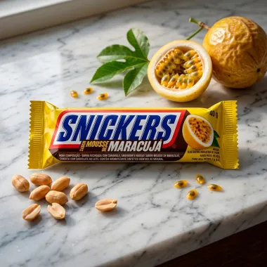 Chocolate Snickers Sabor Mousse de Maracuj&aacute; 40g