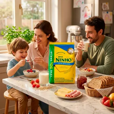 Leite em P&oacute; Ninho Integral Ganhe 50g Sach&ecirc; 750g