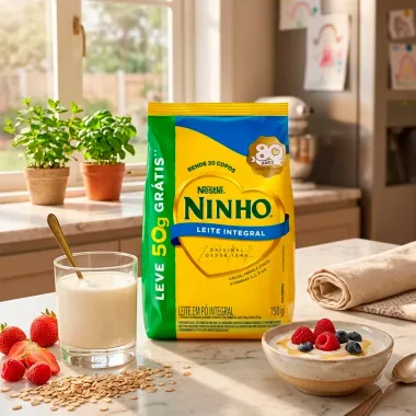 Leite em P&oacute; Ninho Integral Ganhe 50g Sach&ecirc; 750g