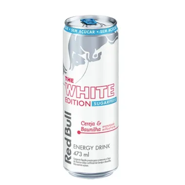 Energ&eacute;tico Red Bull The White Edition Cereja e Baunilha 473ml