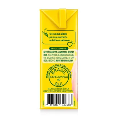 Bebida L&aacute;ctea NINHO Cremosinho Sabor Shake de Morango e Banana 180ml