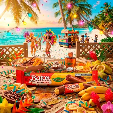 Chocolate Garoto Baton Choco Stick Sabor Caribe 24g