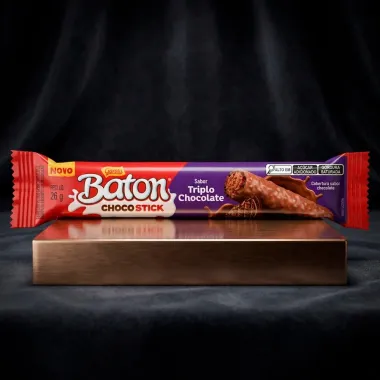 ChocoStick Garoto Baton Sabor Triplo Chocolate 26g