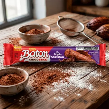 ChocoStick Garoto Baton Sabor Triplo Chocolate 26g