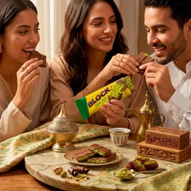 Chocolate BLOCK Dubai Style Sabor Pistache 45g