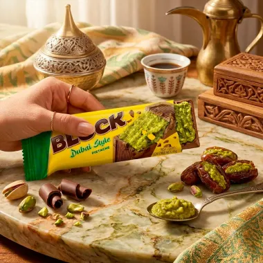Chocolate BLOCK Dubai Style Sabor Pistache 45g