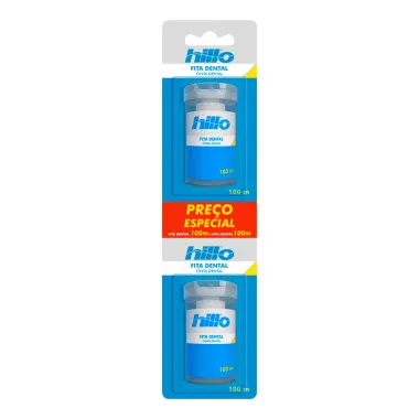 Fita Dental Hillo 2 Unidades de 100m cada Pre&ccedil;o Especial