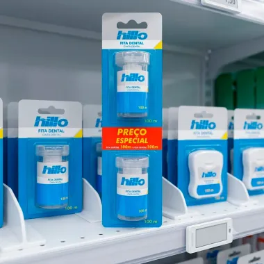 Fita Dental Hillo 2 Unidades de 100m cada Pre&ccedil;o Especial