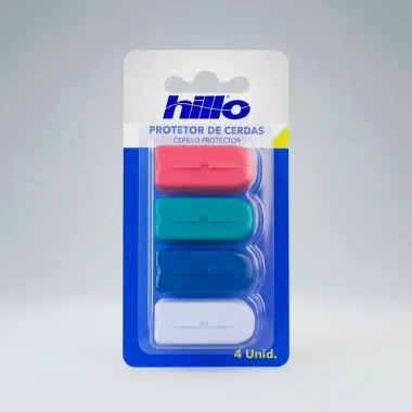 Protetor de Cerdas Hillo para Escova de Dente Cores Sortidas 4 Unidades