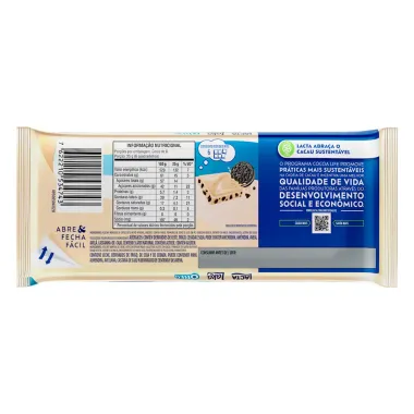 Chocolate Branco Laka Oreo Tamanho Fam&iacute;lia 145g