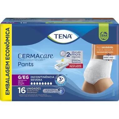 Roupa Íntima Tena Pants Ultra Dermacare G/EG 16 Unidades
