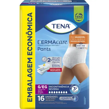 Roupa Íntima Tena Pants Ultra Dermacare G/EG 16 Unidades