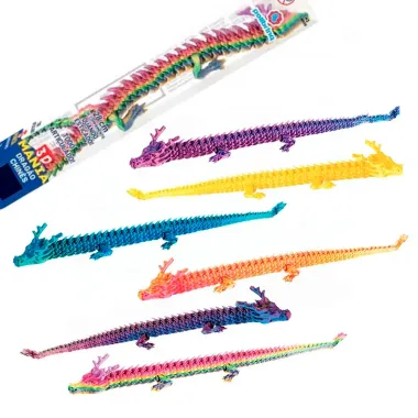 Brinquedo Drag&atilde;o Chines 3D Mania Articulado Polibrinq 3+ Anos Colorido 1 Unidade