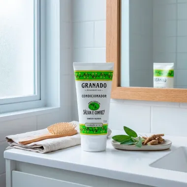 Condicionador Granado Terrapeutics S&aacute;lvia e Confrey Cabelos Oleosos 180ml