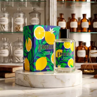 D&ecirc;o Col&ocirc;nia Phebo Lim&atilde;o Siciliano 200ml