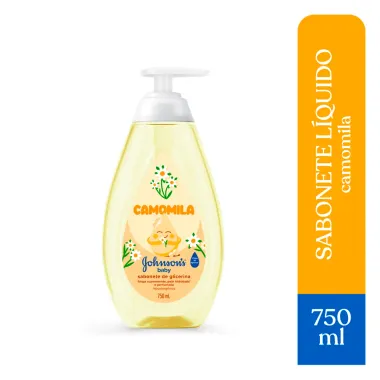 Sabonete L&iacute;quido de Glicerina Johnson's Baby Camomila 750ml