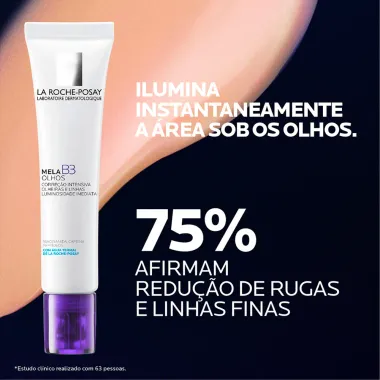 Mela B3 Olhos La Roche-Posay Corre&ccedil;&atilde;o Intensiva de Olheiras e Linhas 15ml