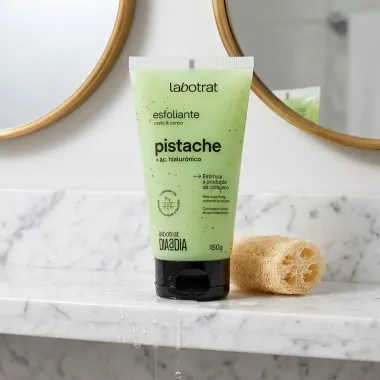 Esfoliante Rosto e Corpo Labotrat Dia a Dia Pistache e Acido Hialur&ocirc;nico 150g