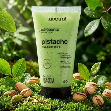 Esfoliante Rosto e Corpo Labotrat Dia a Dia Pistache e Acido Hialur&ocirc;nico 150g