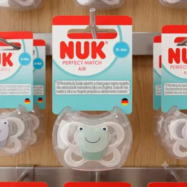 Chupeta NUK Perfect Match Air Sapo de 0 a 6 Meses 1 Unidade