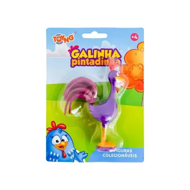 Brinquedo Toyng Galinha Pintadinha Mini Figuras Colecion&aacute;veis +4