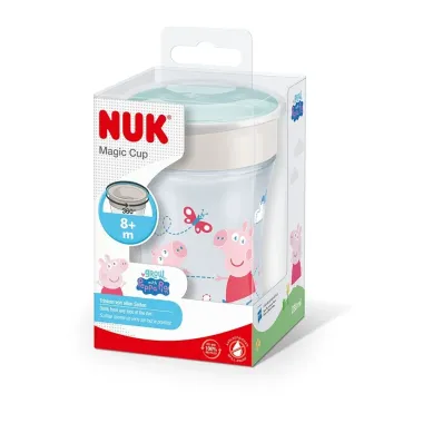 Copo Nuk Magic Cup 360&ordm; Grow Peppa Pig 8+ Meses 230ml