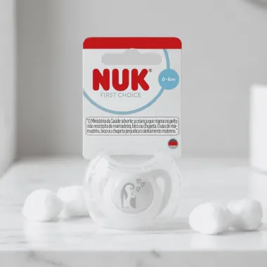 Bico Nuk First Choice Pinguim 0-6 Meses
